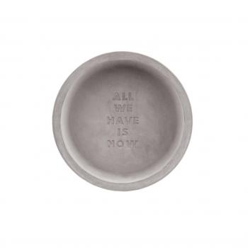 Preview: Betonschale All we have is now 20x5cm Räder Design